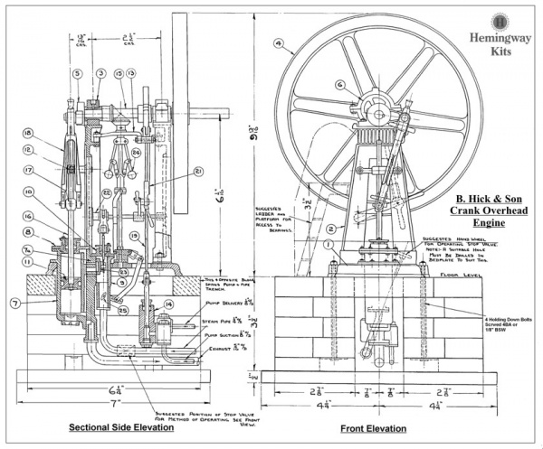 Crank Overhead - Drawings & Notes