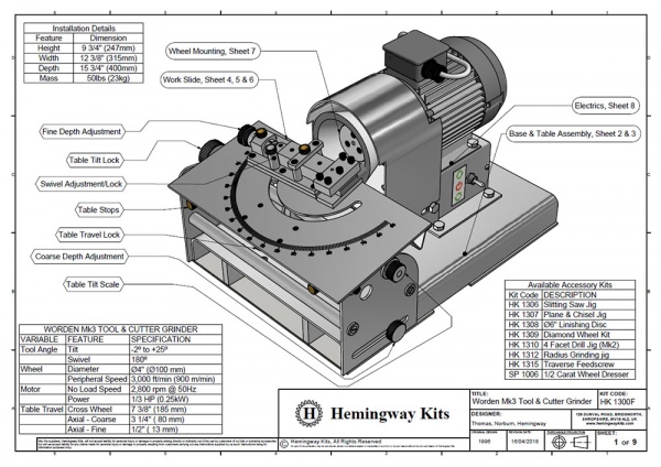 Worden Mk3 - Drawing & Notes