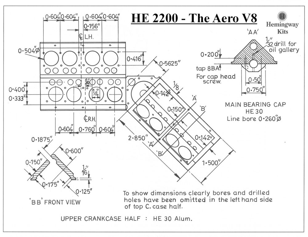 Aero V8 - Drawings & Notes